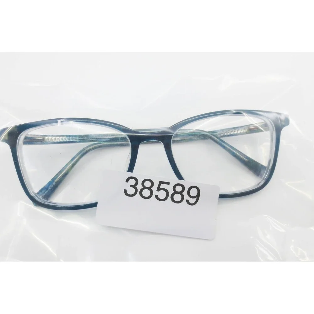 Paradigm P322 GRN Eyeglasses Green Blue Marbled Rectangular Frames 52-17-135